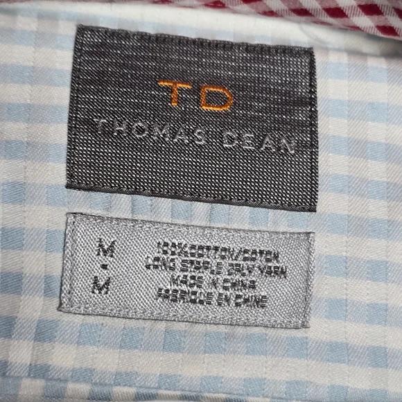 ✨️ Thomas Dean Checkered-Pattern Dress Shirt ✨️ - Picture 4 of 5